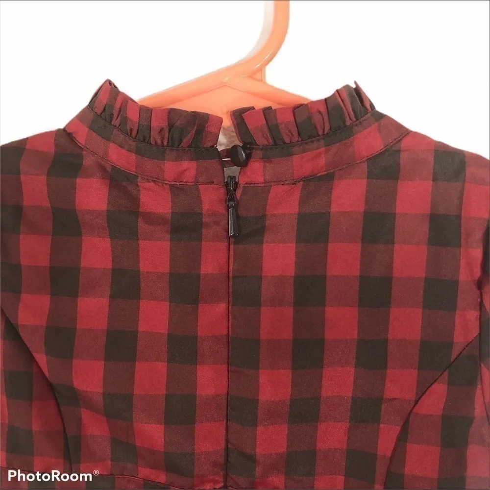 Baby Gap Buffalo Plaid Bow Dress 18 - 24 months